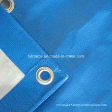 Blue/White PE Tarpaulin Sheet, Good Plastic Tarp Cover